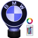 Nočná lampa s 3D led gravírovaním loga BMW