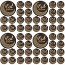 480 KS Eid Mubarak Label Dift Sticker Creative