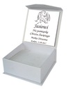 Balenie Box Biely tanier Gravírovanie Odhodlanie