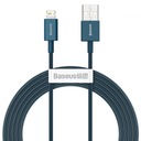 Kábel USB na Lightning Baseus Superior Series, 2,4 A, 2 m (modrý)