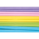 Krimpovaný hodvábny papier 25x200cm - PASTEL - MIX 5 farieb