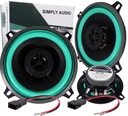 VÝKONNÉ REPRODUKTORY DO AUTO 13cm 130mm DVOJPÁSMA + REDUKCIE
