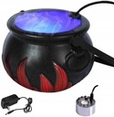 Čarodejnícky kotlík 14 cm LED kotlík s generátorom dymu