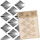 DIY Scrapboating DeCoupage šablóna Multi -použitie 21x30cm A4 Palma Art Deco