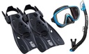 TUSA SERENE SET MASKA Snorkel FINS M 35-42 BLUE