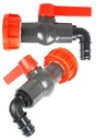 FAP FOR MAUZER MAUSER VENTIL 1 PALEC adaptér NÁDRŽ 1000L IBC sud Zátka