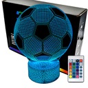 Nočná lampa Futbalová 3D LAMPA LED