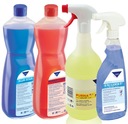 Sada účinných čistiacich chemikálií pre všetky miestnosti domu