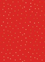Červený darčekový papier STARS 70x200cm