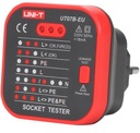TESTER ELEKTRICKEJ ZÁSUVKY 230 V TESTER RCD TESTER UT07B-EU