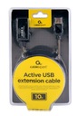 Gembird USB-A USB kábel – 10 m čierny (UAE-01-10M)