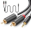 Kábel Audio kábel JACK 3,5 mm 2x RCA cinch STEREO 1,5 M HQ pozlátený