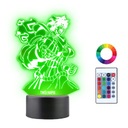 3D LED nočná lampa Jojo Bizarre Adventure Anime