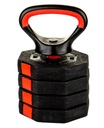 Pevný kettlebell na cvičenie, nastaviteľný 2,5-10 kg