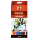 Akvarelové ceruzky Mondeluz 3718 24 farieb