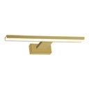 Nástenné LED svietidlo PINTO SATIN GOLD 7W 30cm