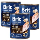BRIT PREMIUM BY NATURE RYBA S RYBAMI PRE PSOV 6x800g