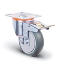 125 mm / 90 kg otočné koleso s brzdovým kotúčom