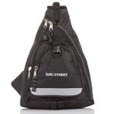 Čierne školské batohy Športový batoh A4 na zips