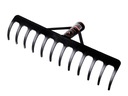 Verkatto Rake posilní. bez rámu 12 zubov 320mm