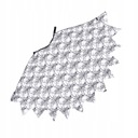 1 ks Spider Web Cape Black Web