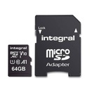 Integrovaná pamäťová karta 64GB CLASS 10 micro 90 MB/s