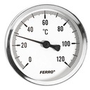 Axiálny teplomer 120°C Priemer 40 mm Závit 1/4 \ '\'