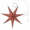 STAR STRLA LAMP + LAMPOVÝ DOM A ČERVENÉ ŽIAROVKY