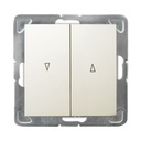 IMPRESJA ŁP-7YB/m/27 ECRU roletový spínač
