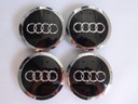 4x Kryty Kryty na ráfiky AUDI 69 mm 4B0601170A čierne