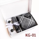 Kravata + manžetové gombíky, vrecková, bláznivá, elegantná kravata Darček pre UČITEĽKU