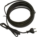 VYhrievací kábel 200W 8mm samoregulačný vykurovací kábel so ZÁSTRČKOU 230V 10M