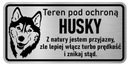 Pozor Dog Nerezová doska Husky