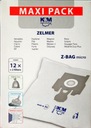 FLEXIBILNÉ TAŠKY PRE K&M Z-BAG MICRO MAXI VYSÁVAČ 12 KS