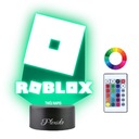 3D LED nočné svetlo Roblox gravírovanie meno darček