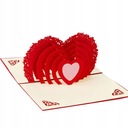 3D valentínske karty 3D pamäťové karty