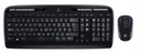 Čierna sada klávesnice a myši Logitech