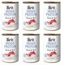 Brit Mono Protein Lamb & Rice Lamb 6x400g