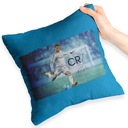 MODRÝ VANKÚŠ PRE FANOUŠKU AKO DARČEK CRISTIANO RONALDO CR7 - TOP KVALITA