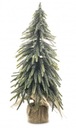 Vianočný stromček v jutovo striebornom trblietku H44 DEcodomi