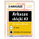 Preglejka preglejky s laserovým gravírovaním dekorácií 3 mm x 3 kusy