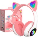 BEZDRÔTOVÉ SLÚCHADLÁ PRE DETI B39 S UŠIMI BLUETOOTH RGB UŠI PRE Mačky