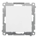 Simon 55 Single Switch, bez piktogramu, zapustená montáž, matná biela
