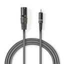 XLR wt - RCA wt 1,5m audio kábel NEDIS