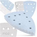 10x Brúsny papier DELTA Velcro P100 Festool Iron NAVY DTS DS Brúsky