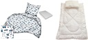 Obliečky 100x160 40x60 žerzejová prikrývka 160x80 404blu