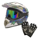 ENDURO MONSTER KRÍŽNA PRILBA + RUKAVICE + OKULIARE DARČEKOVÝ SET