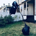 Halloweenske rekvizity s tvárou ducha Scream ScareCrow
