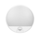 AD-OP-6112WLPMR4 Okrúhle vonkajšie stropné LED svietidlo s pohybovým senzorom, biele