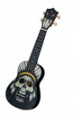Native Skull sopránové ukulele s indiánskou lebkou